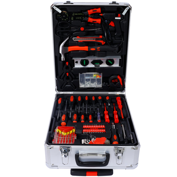 899 Piece Men's Home Repair Tool Set With 4 Drawers Tool Box Organizer